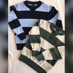 Pair of Gap boys stripped sweaters